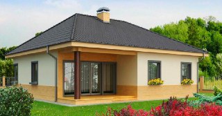 Строительство одноэтажных домов Мариинск цена от 23789 руб. м2
