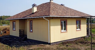 Одноэтажный дом из панелей под ключ в Мариинске - Строй-Мрн от 134459 рублей